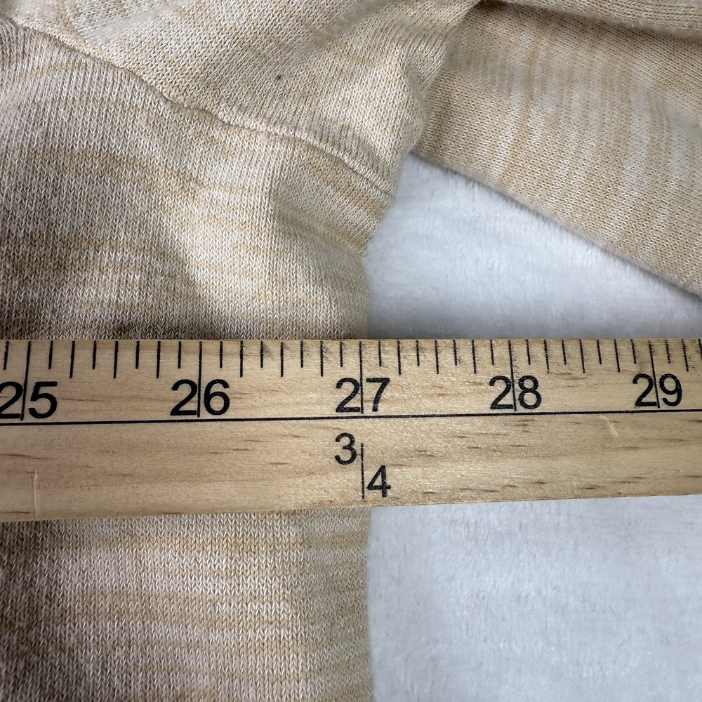 Duluth Trading Duster Cardigan Womens 3X Plus Beige Open Front Cotton Minimalist - Picture 8 of 11